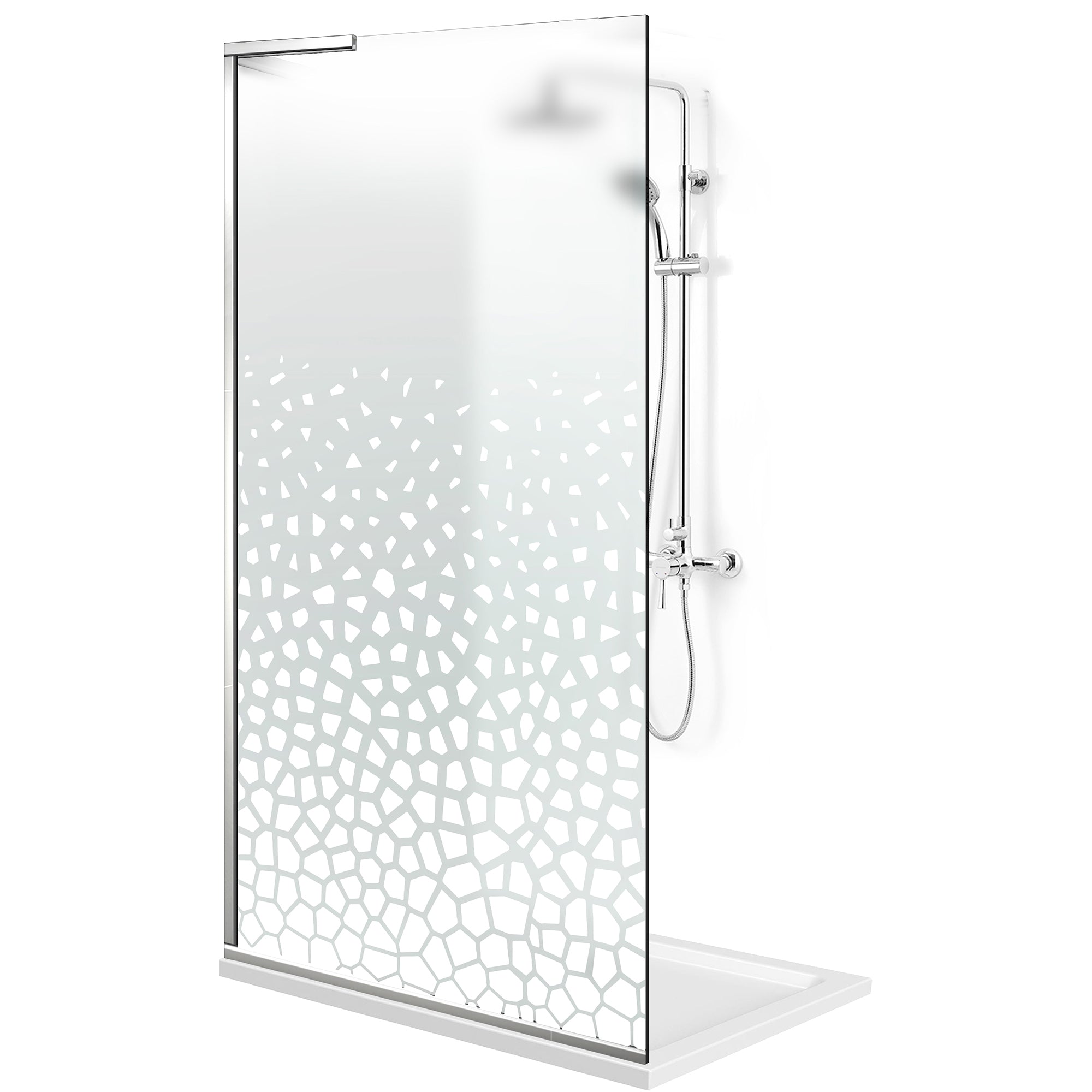 Zuhanyfal Walk-in, Zuhanyfal Rozsdamentes acél, #Matt #Matt