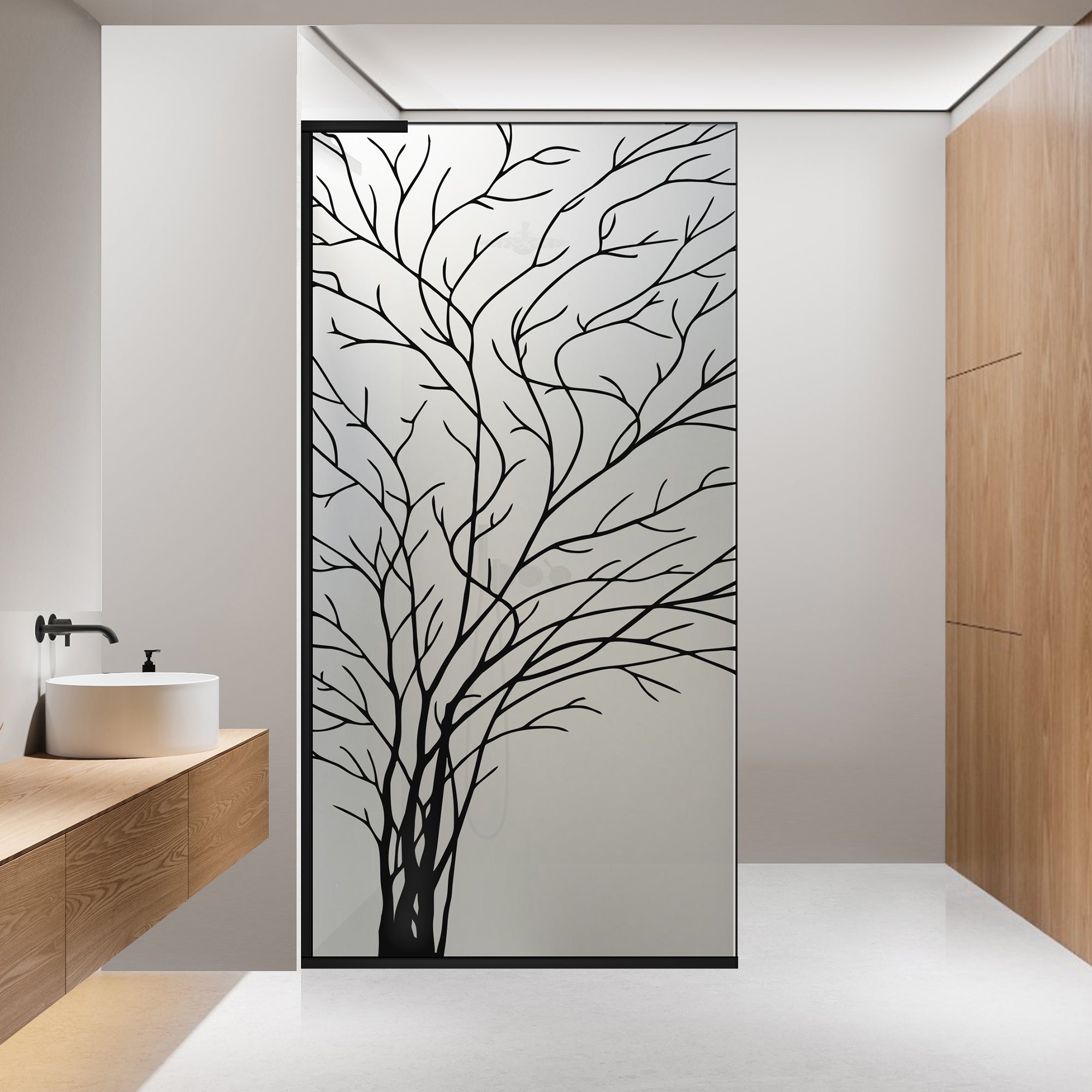 Zuhanyfal Walk-in, Zuhanyfal Rozsdamentes acél, #Matt #Matt