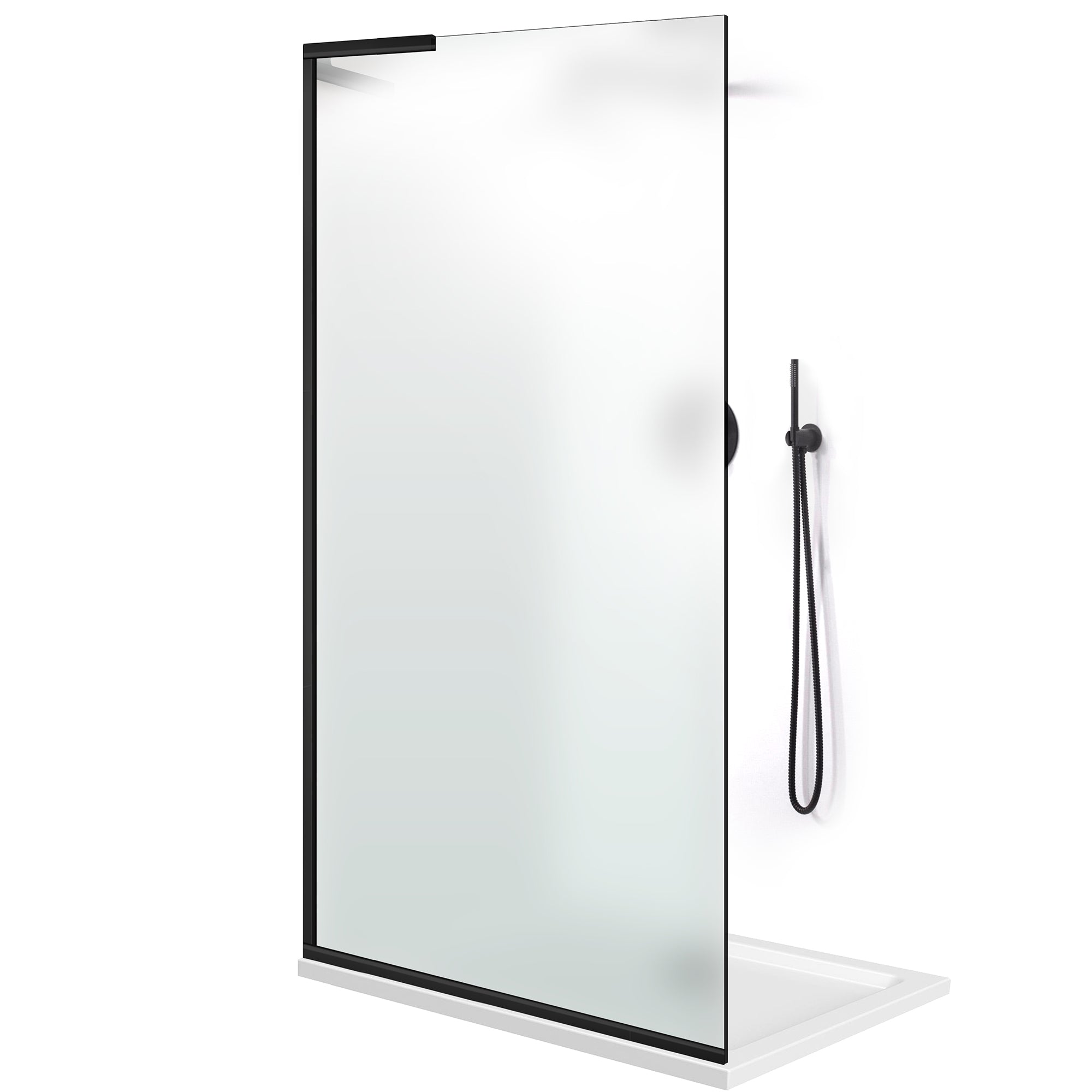 Zuhanyfal Walk-in, Zuhanyfal Rozsdamentes acél, #Matt #Matt