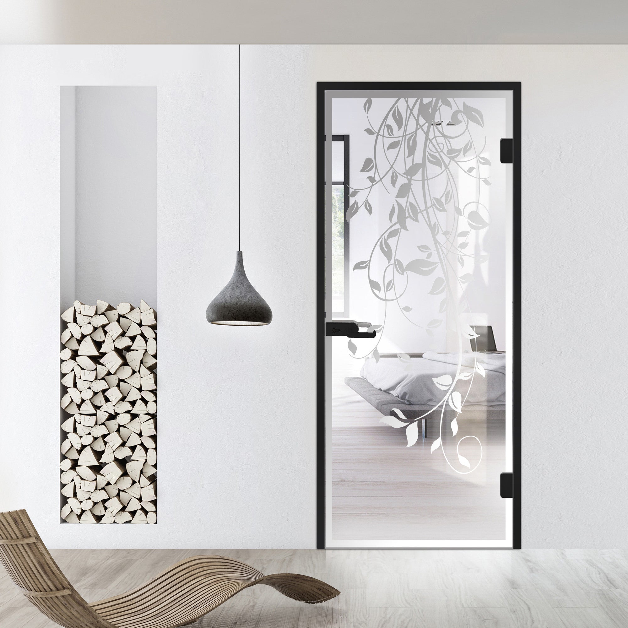 Tokos üvegajtó #Átlátszó