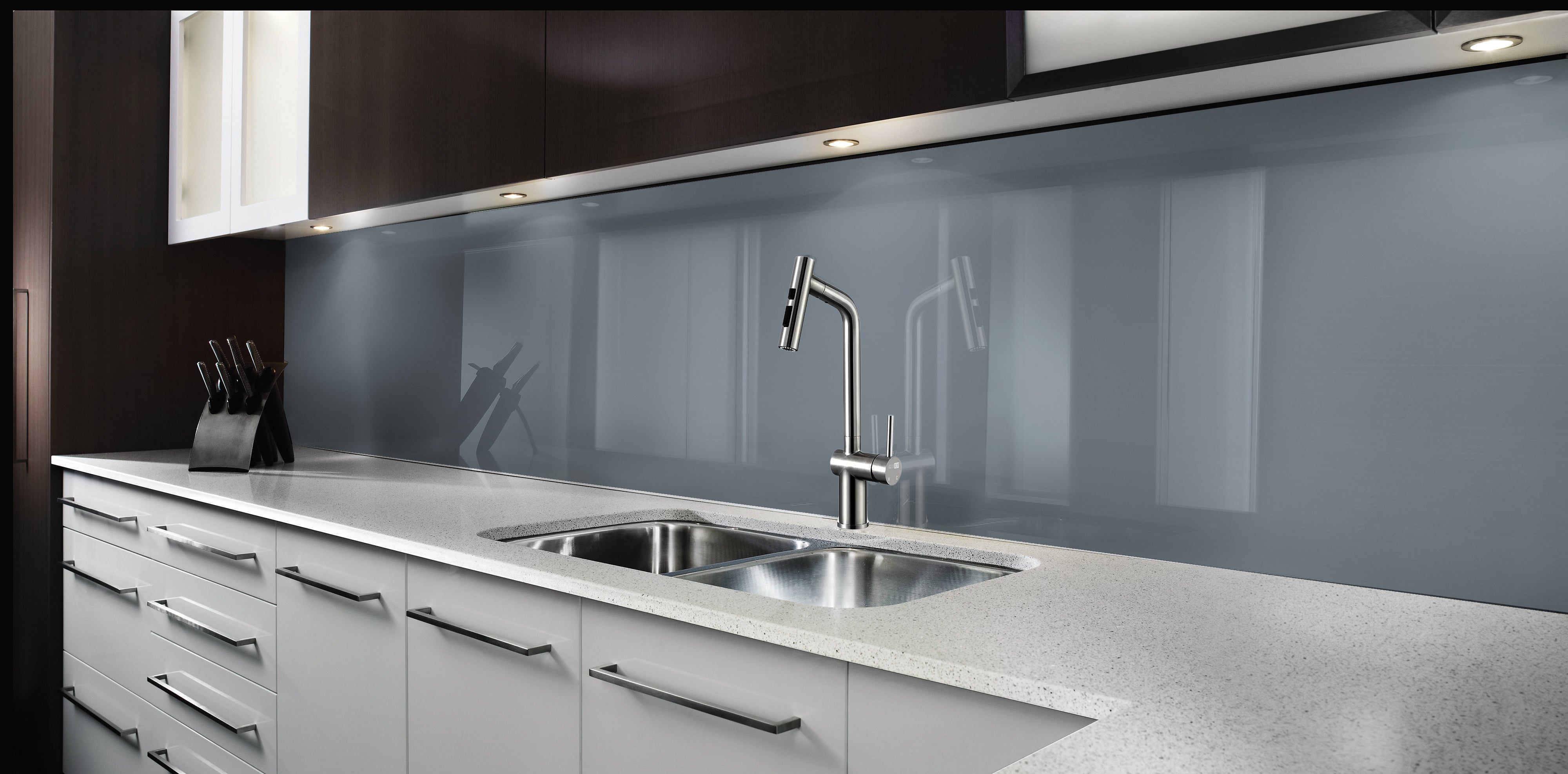 Festett üveg konyhai burkolatokhoz #P430