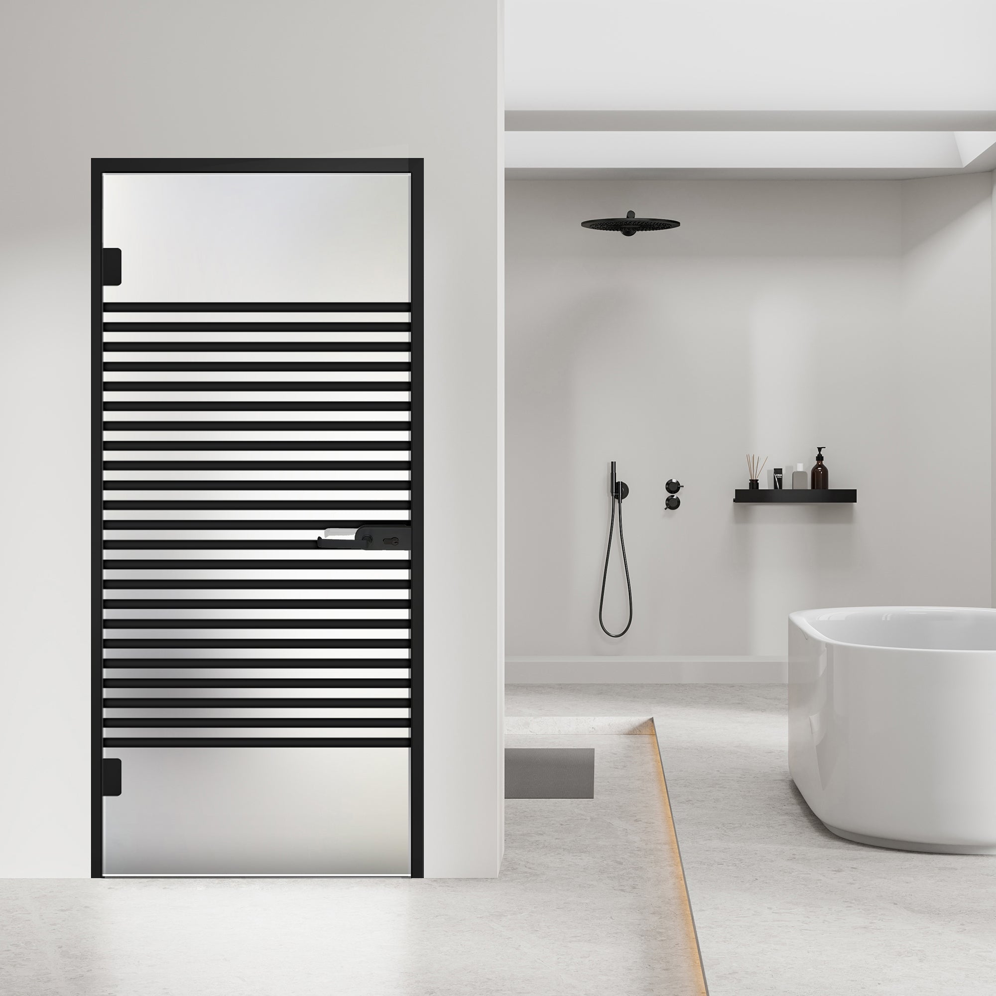 Tokos üvegajtó #Matt