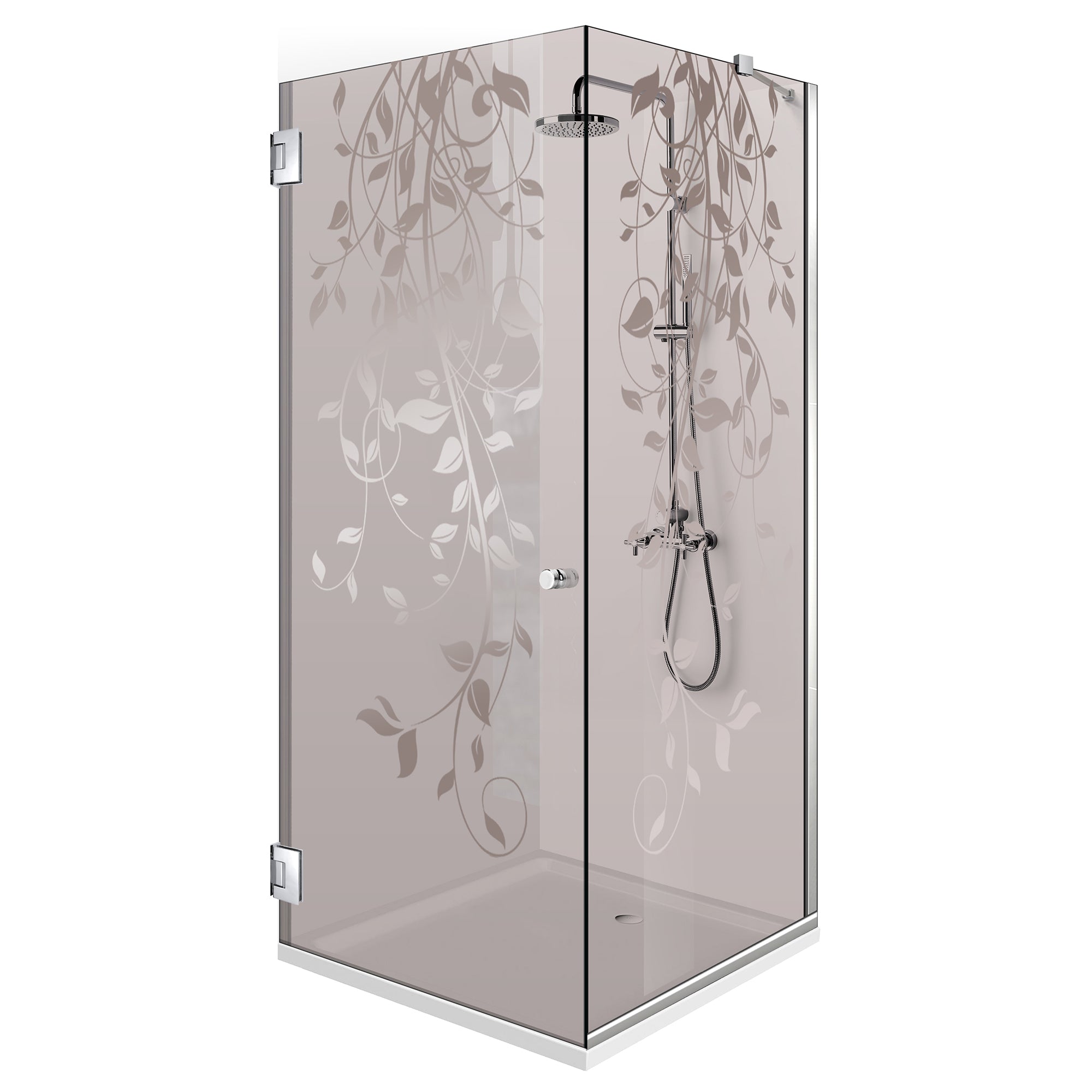 Cabina dus cu usa batanta #Bronz
