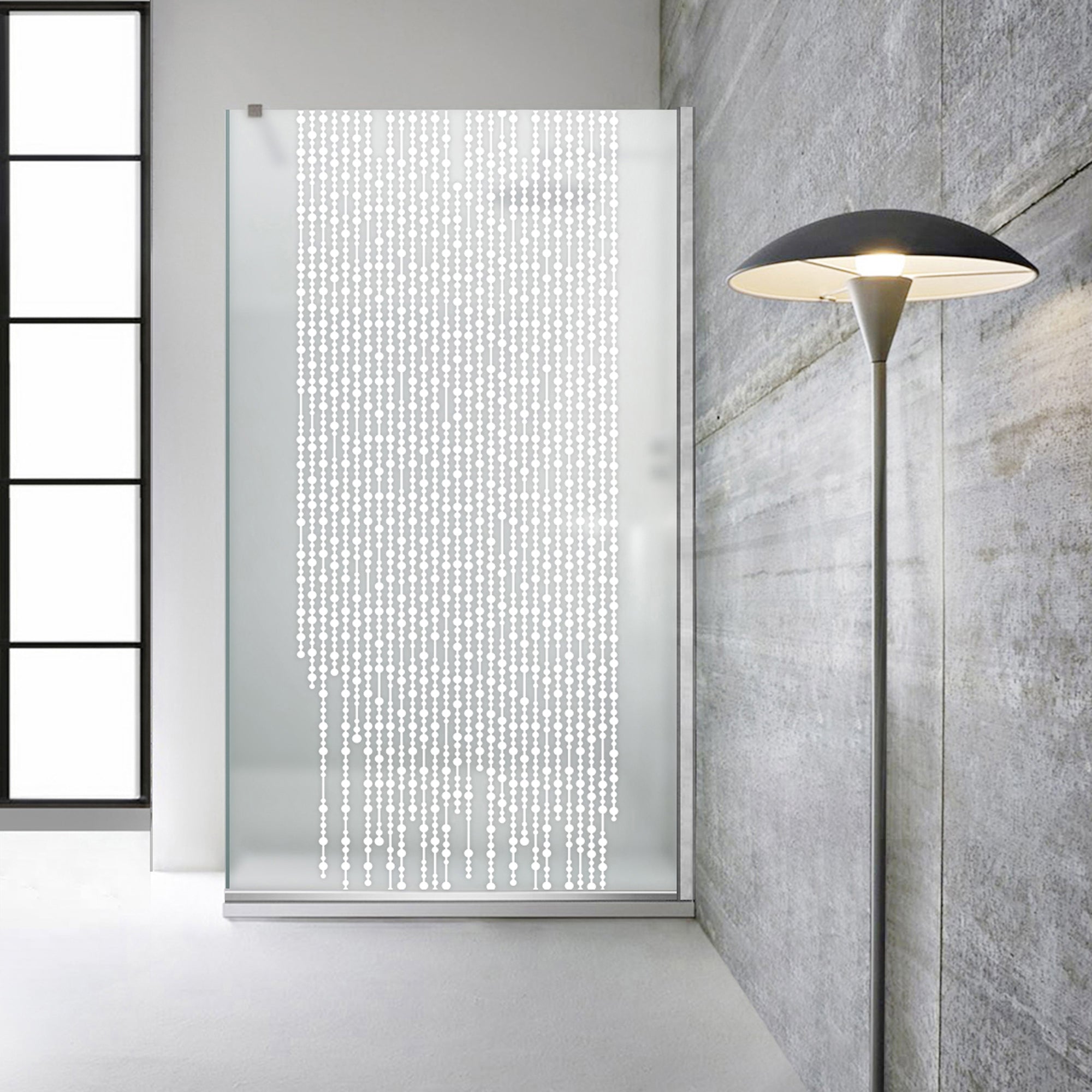 Zuhanyfal Walk-in, Zuhanyfal Rozsdamentes acél, #Matt #Matt