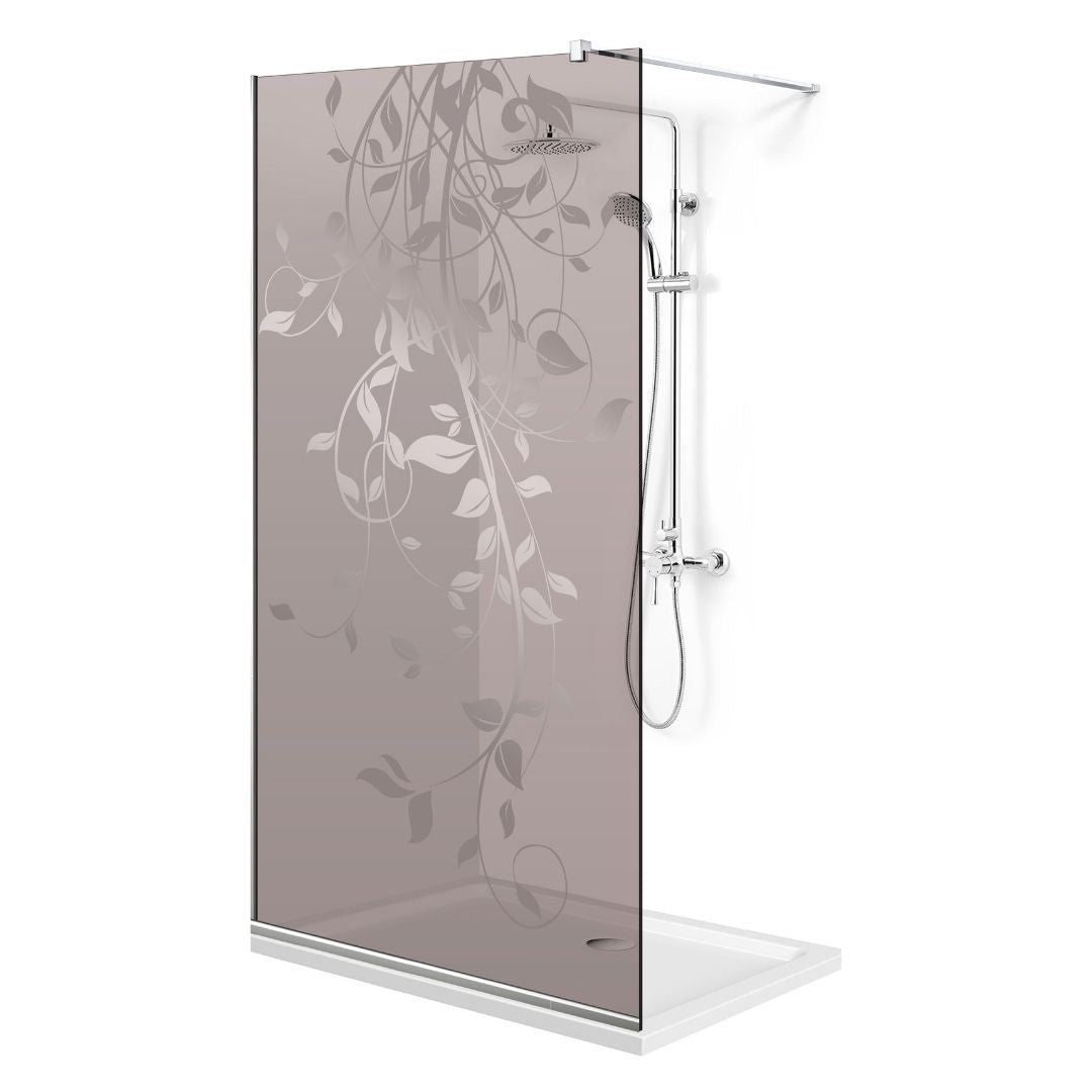 Zuhanyfal Walk-in, Zuhanyfal Rozsdamentes acél, #Bronz #Bronz