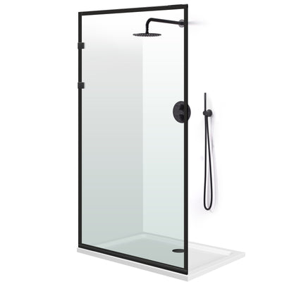 Zuhanyfal Walk-in, Zuhanyfal Rozsdamentes acél, #Átlátszó #Víztiszta