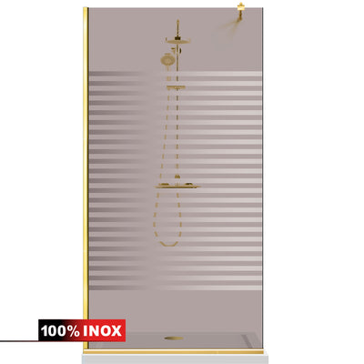 Zuhanyfal Walk-in, zuhanyfal Arany, #Bronz #Bronz