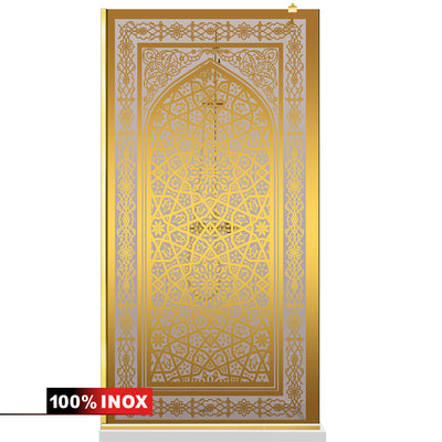 Zuhanyfal Walk-in, zuhanyfal Arany, #Bronz #Bronz