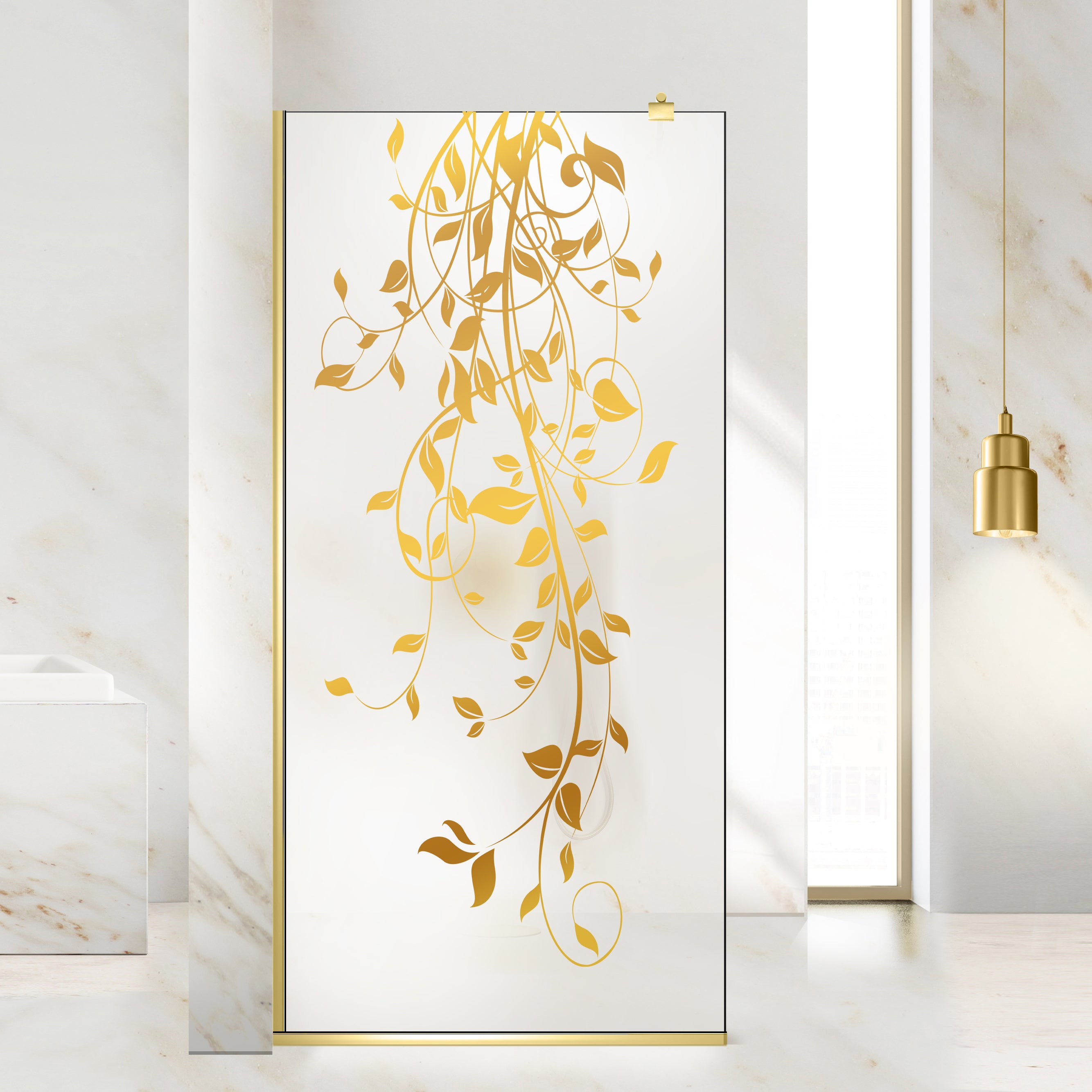 Zuhanyfal Walk-in, Zuhanyfal Arany, #Matt #Matt
