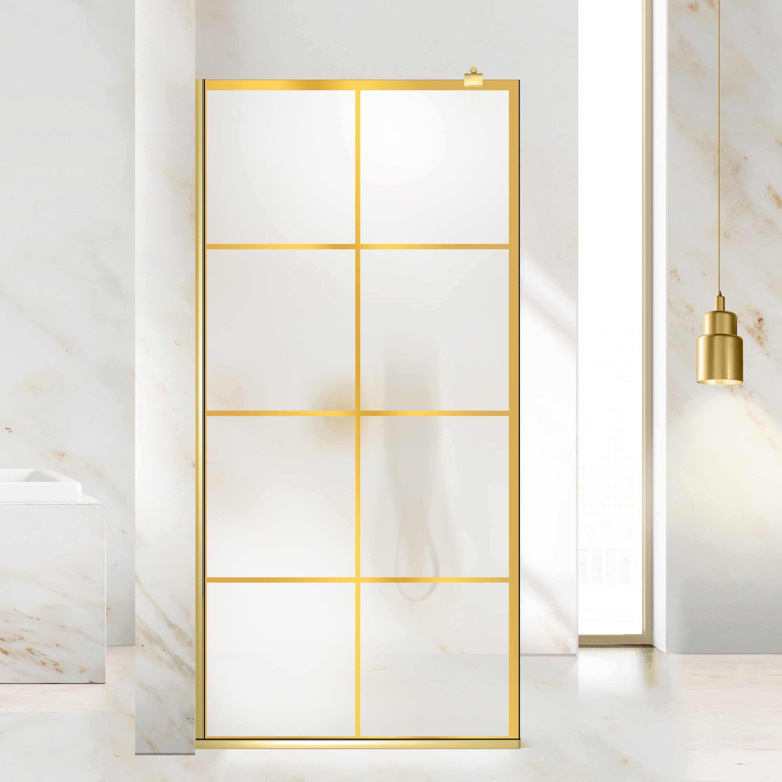 Zuhanyfal Walk-in, Zuhanyfal Arany, #Matt #Matt