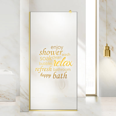 Zuhanyfal Walk-in, Zuhanyfal Arany, #Matt #Matt