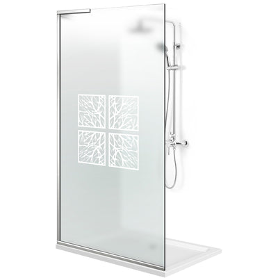 Zuhanyfal Walk-in, Zuhanyfal Rozsdamentes acél, #Matt #Matt