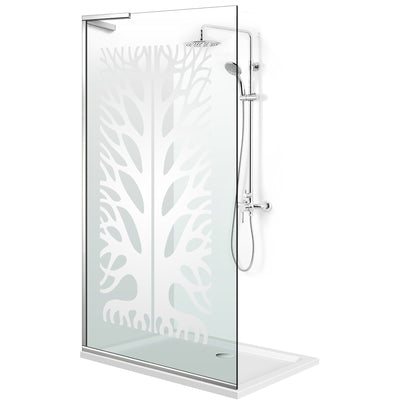 Zuhanyfal Walk-in, Zuhanyfal Rozsdamentes acél, #Átlátszó #Víztiszta