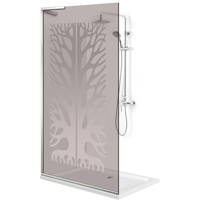 Zuhanyfal Walk-in, Zuhanyfal Rozsdamentes acél, #Bronz #Bronz