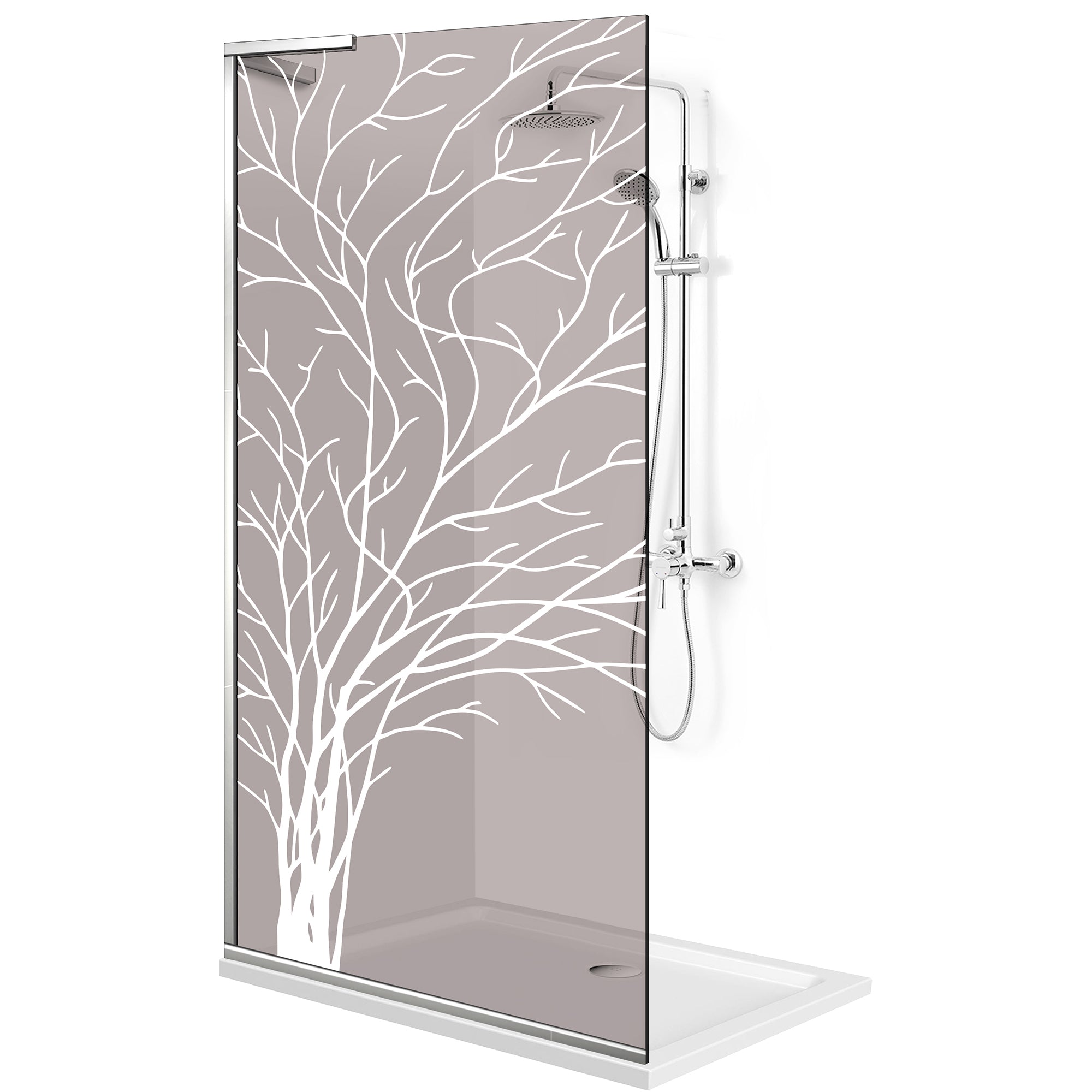 Zuhanyfal Walk-in, Zuhanyfal Rozsdamentes acél, #Bronz #Bronz