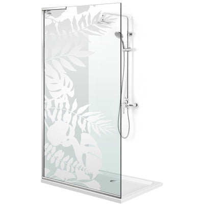 Zuhanyfal Walk-in, Zuhanyfal Rozsdamentes acél, #Átlátszó #Víztiszta