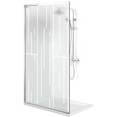 Zuhanyfal Walk-in, Zuhanyfal Rozsdamentes acél, #Matt #Matt