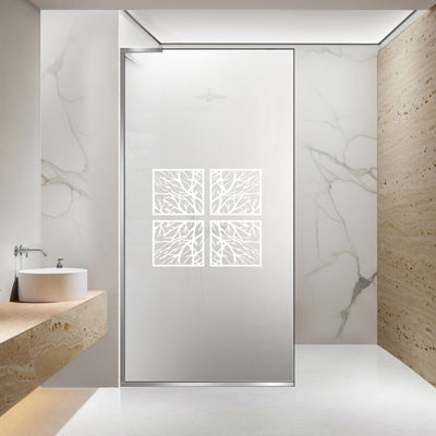 Zuhanyfal Walk-in, Zuhanyfal Rozsdamentes acél, #Matt #Matt