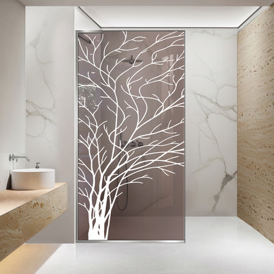 Zuhanyfal Walk-in, Zuhanyfal Rozsdamentes acél, #Bronz #Bronz