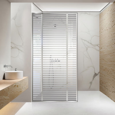 Zuhanyfal Walk-in, Zuhanyfal Rozsdamentes acél, #Átlátszó #Víztiszta