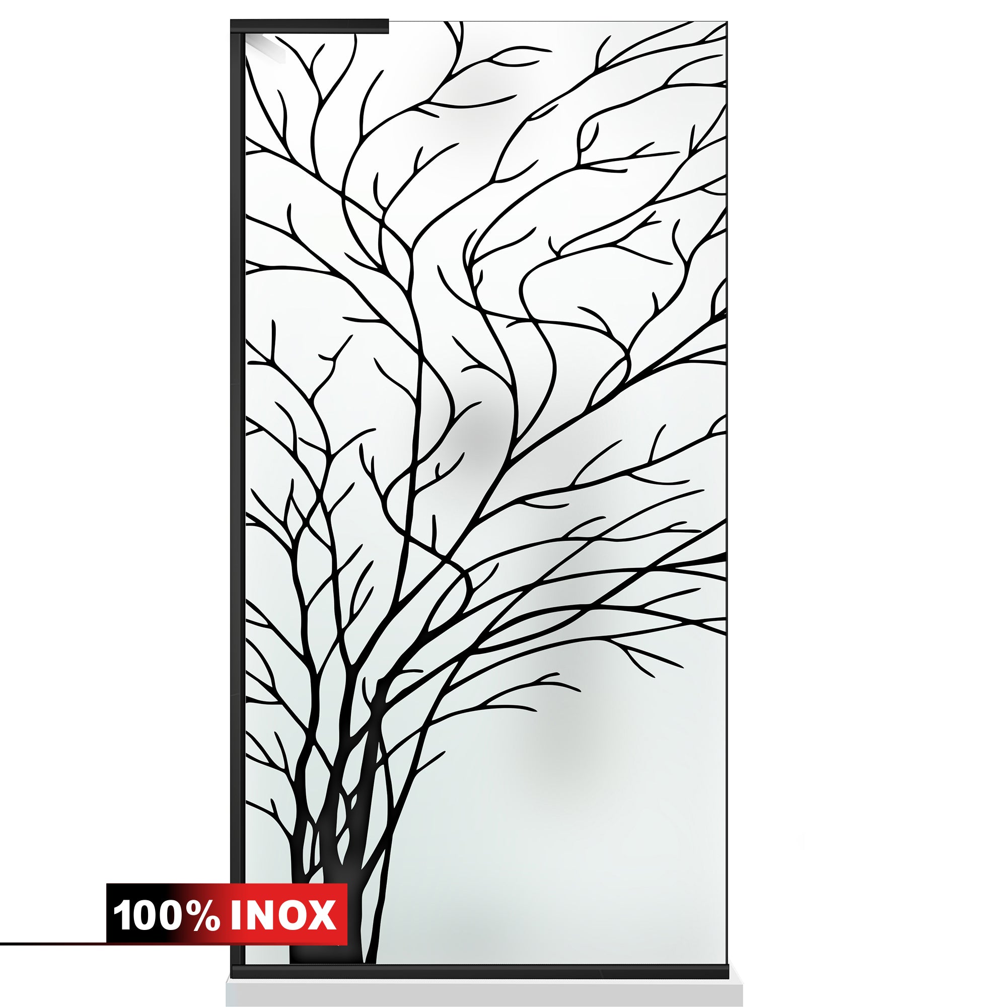 Zuhanyfal Walk-in, Zuhanyfal Rozsdamentes acél, #Matt #Matt