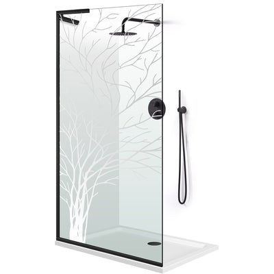 Zuhanyfal Walk-in, Zuhanyfal Rozsdamentes acél, #Átlátszó #Víztiszta