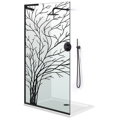 Zuhanyfal Walk-in, Zuhanyfal Rozsdamentes acél, #Átlátszó #Víztiszta