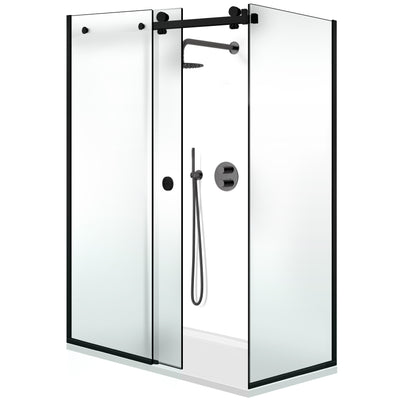 Cabina dus cu 3 elemente cu usa glisanta