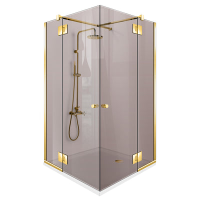 Bronz zuhanykabin
