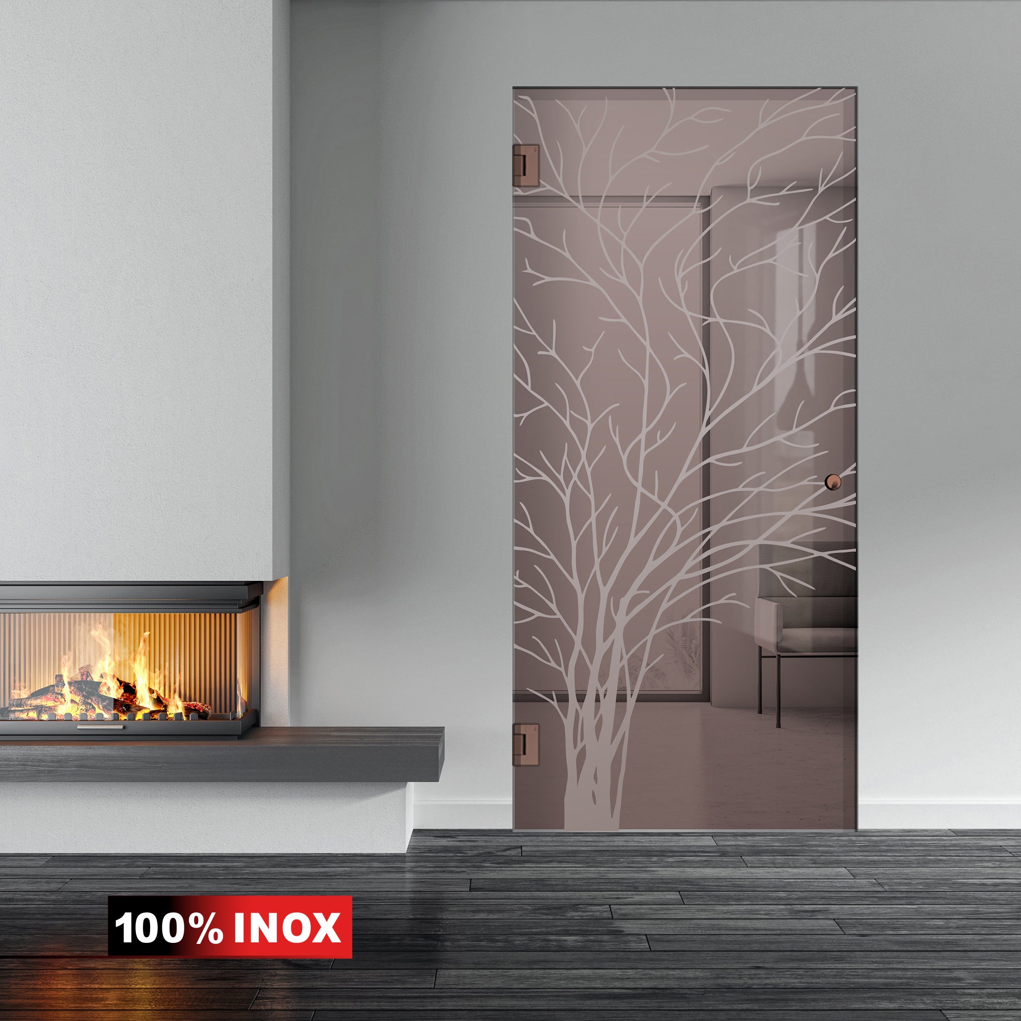 Nyíló üvegajtó réz, #Bronz