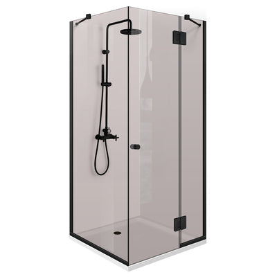 Cabina dus cu 3 elemente cu usa batanta