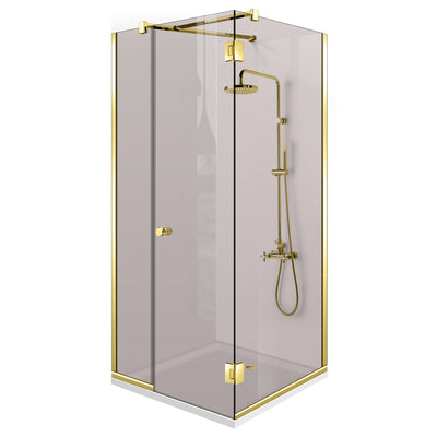 Bronz zuhanykabin