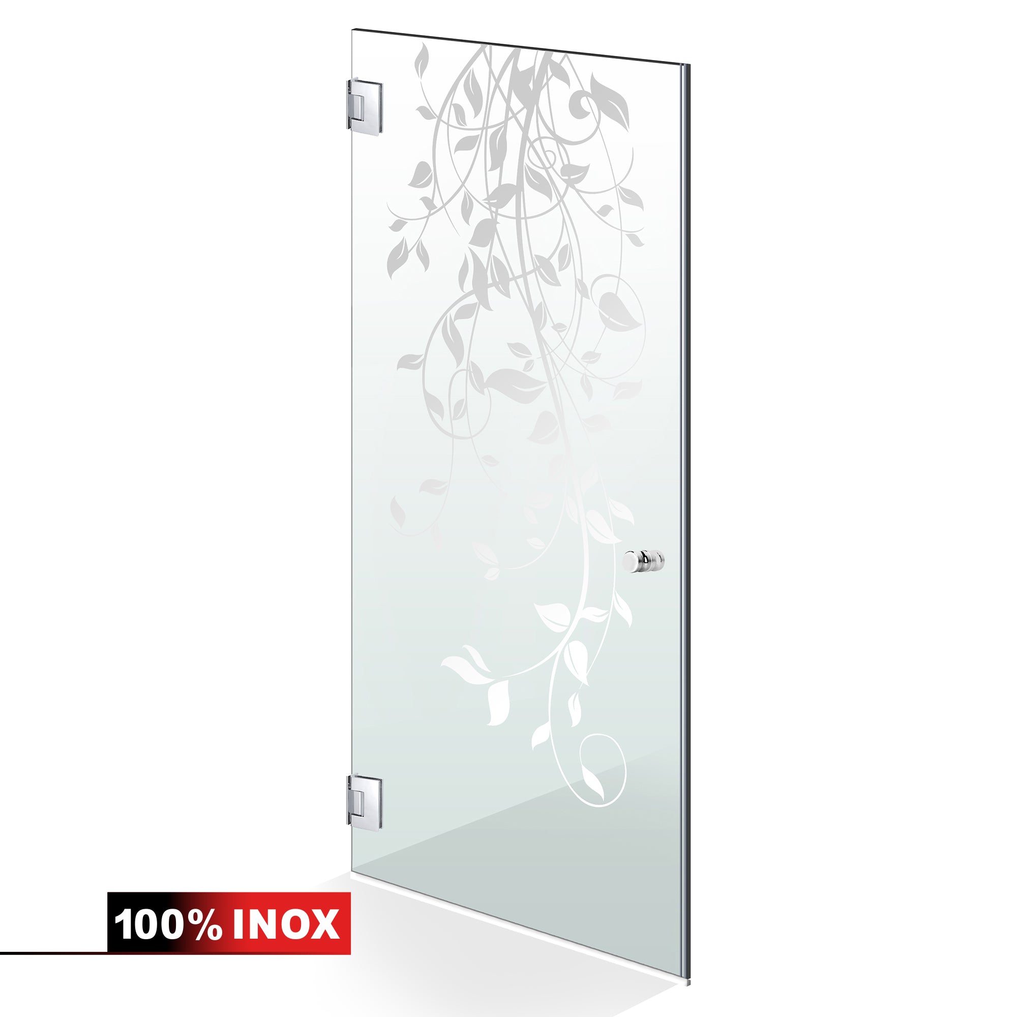 Zuhanyajtók rozsdamentes acélból #Átlátszó