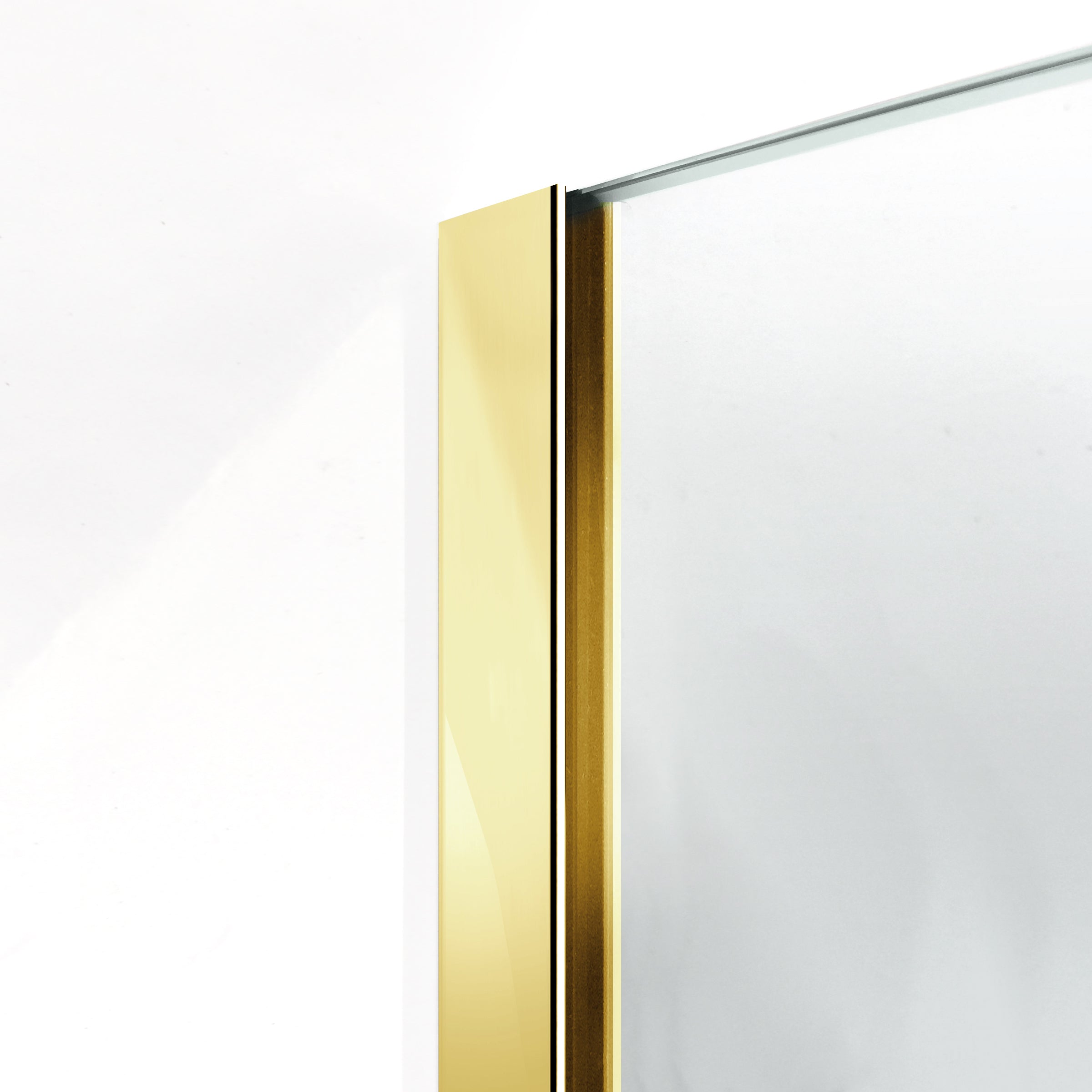 Zuhanyfal Walk-in, zuhanyfal Arany, #Átlátszó #Víztiszta