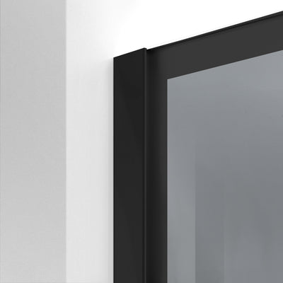 Paravan dus Walk-in, Perete dus  Negru, #Gri #Szürke