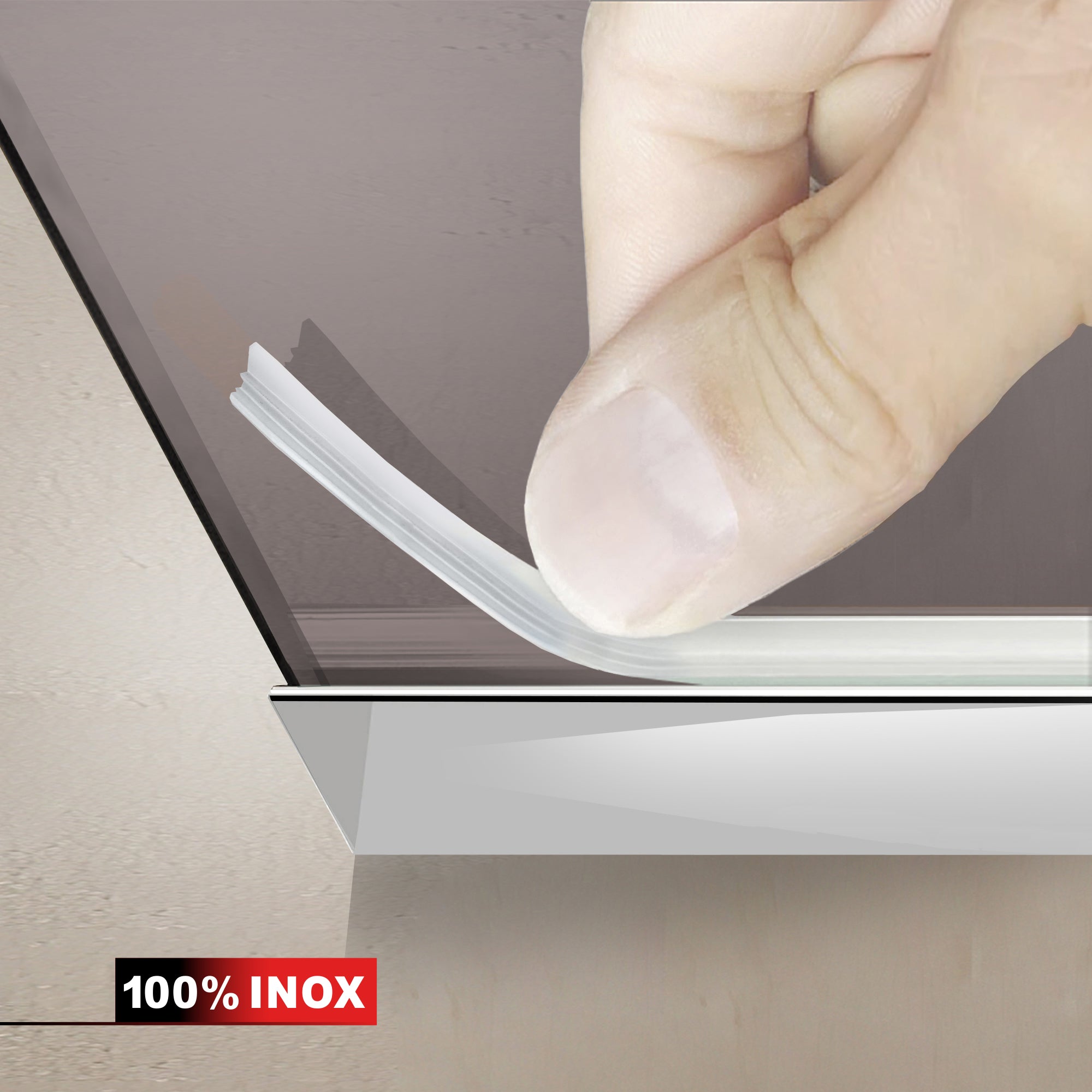 Zuhanyajtók rozsdamentes acélból #Bronz