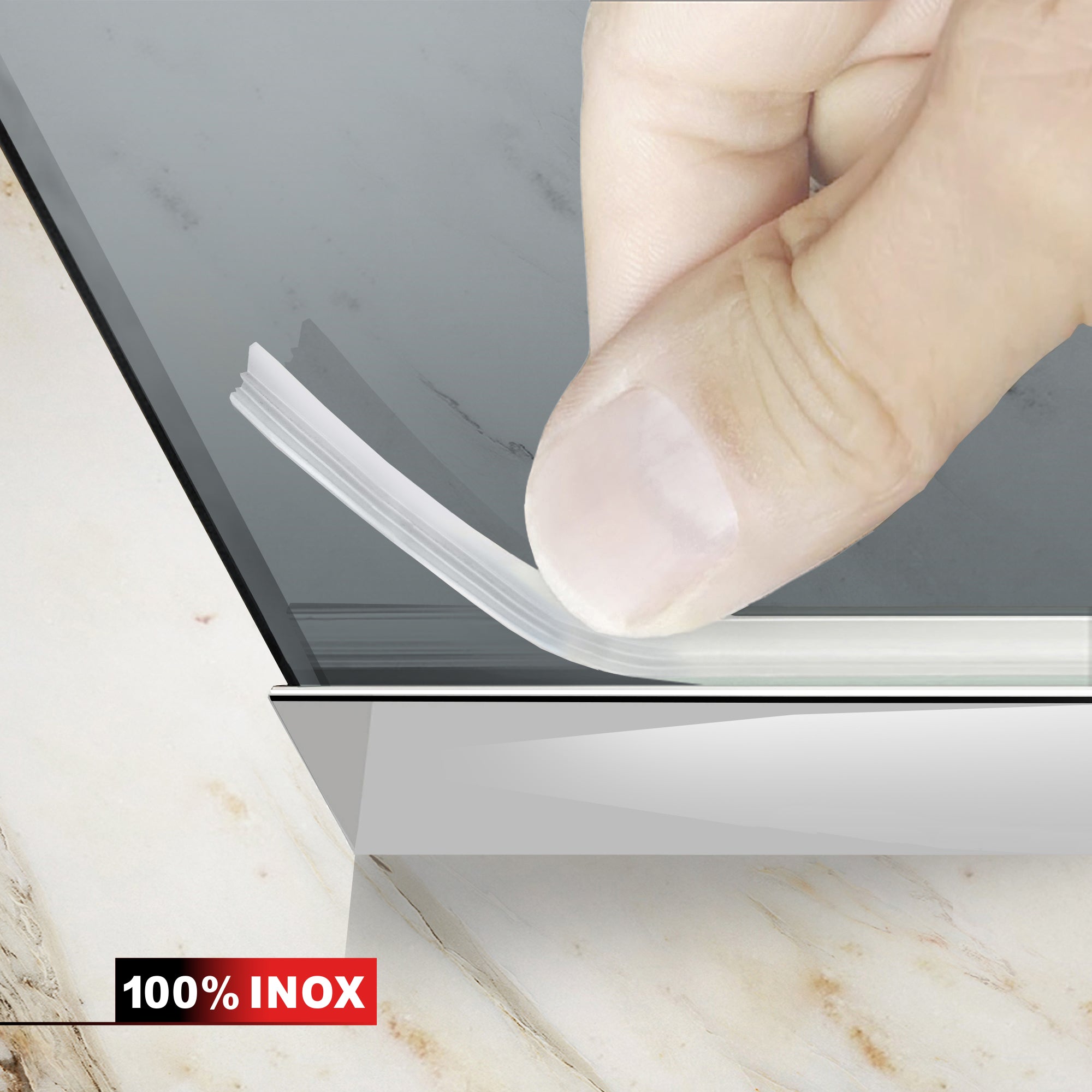 Kádparaván, Kádparaván Rozsdamentes acél