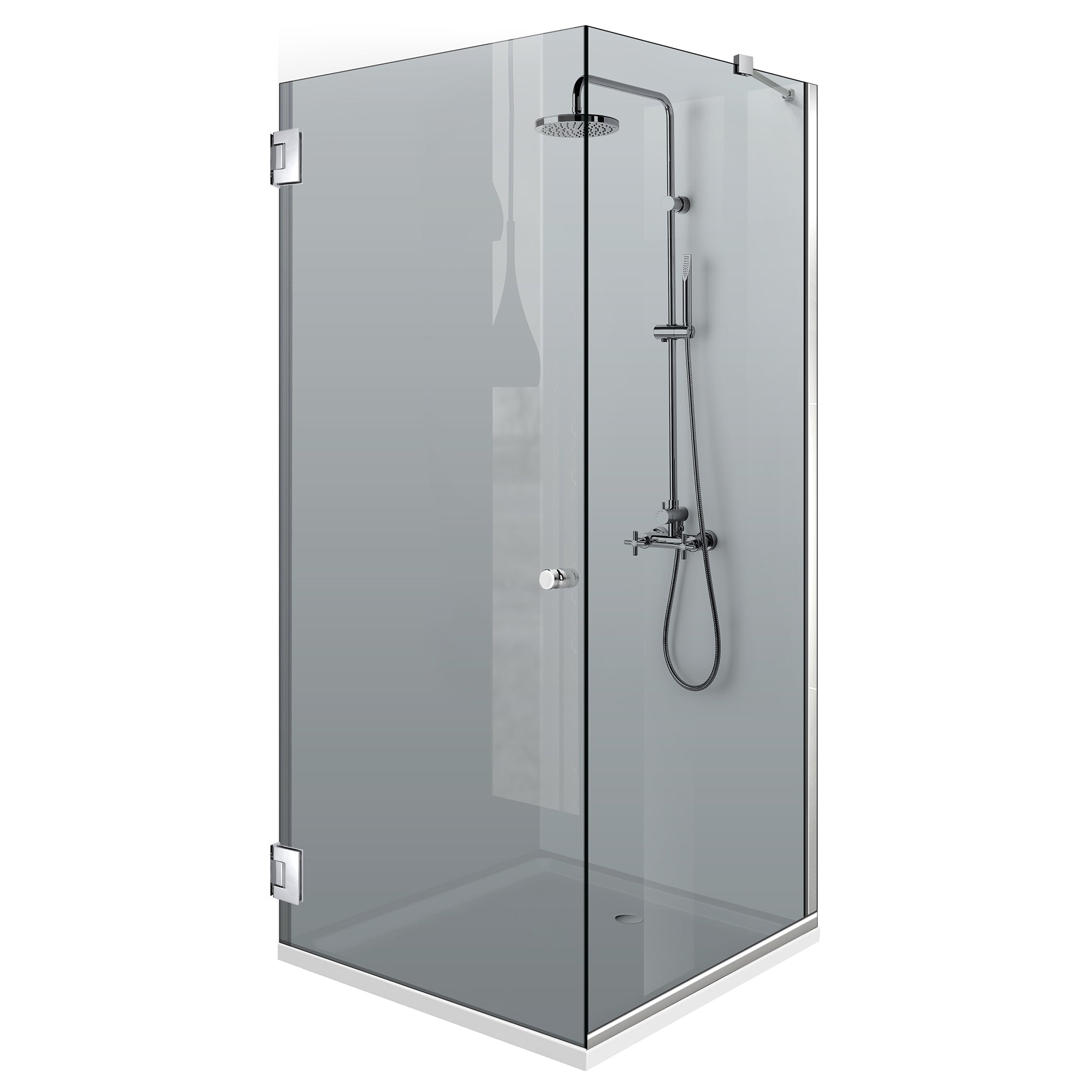Cabina dus cu usa batanta #Gri
