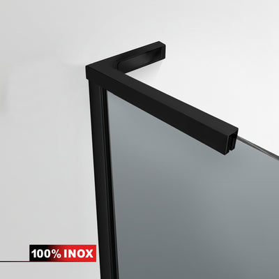 Paravan dus Walk-in, Perete dus Inox, #Gri #Szürke